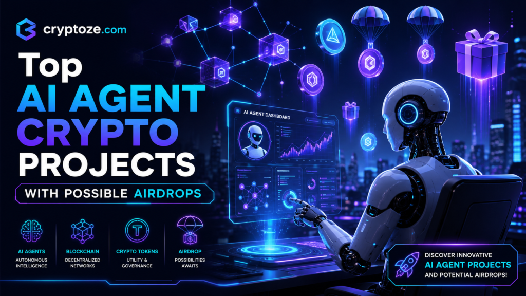 Top AI Agent Crypto Projects with Possible Airdrops